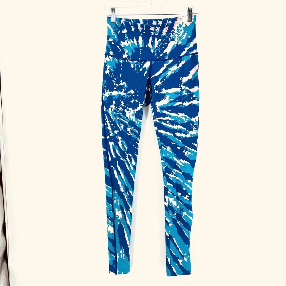Smashfest Queen Womens Cycling Leggings Active Tight Pant Size S Blue Teal